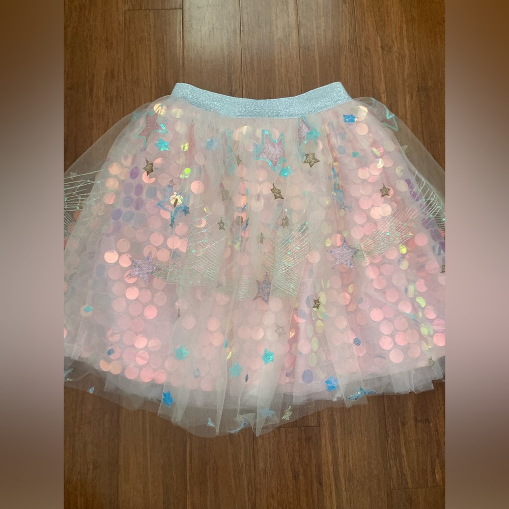 Lola and the Boys kids sparkle skirt size 12